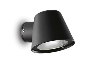 8021696020228 - Gas - 1 Licht Außenwandleuchte Schwarz IP43 GU10 - Ideal Lux