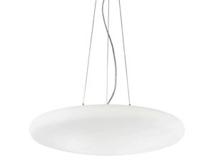 8021696032016 - Smarties Bianco - 3 Licht kleiner Deckenanhänger Weiß E27 - Ideal Lux