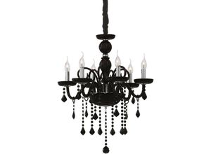 8021696032504 - Giudecca - 6 Light Chandelier Black Finish E14 - Ideal Lux