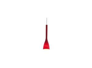 8021696035703 - Ideal Lux Lighting - Ideal Lux Flut - 1 heller kleiner Deckenanhänger rot E14