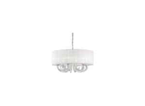 8021696035826 - Swan - 6 Light Multi Arm Deckenanhänger Chrom Glas Sechs E14 - Ideal Lux