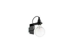 8021696045214 - Ideallux Schwarze Design-Wandlampe Minimal