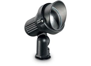 8021696046211 - Terra - 1 Licht Bodenleuchte für den Außenbereich Schwarz IP65 - Ideal Lux