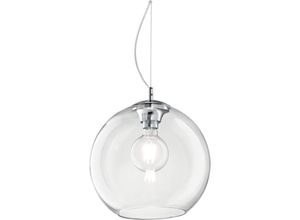 8021696052809 - Nemo Clear - 1 Light Medium Globe Deckenanhänger klar E27 - Ideal Lux