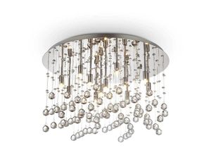 8021696077802 - Moonlight - 12 Light Large Semi Flush Deckenanhänger Chrom G9 - Ideal Lux