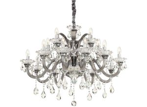 8021696081526 - Colossal - 15 Light Chandelier Smokey Finish E14 - Ideal Lux