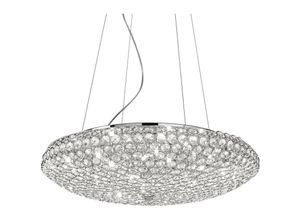 8021696088013 - King - 12 Licht große Decke Anhänger Chrom G9 - Ideal Lux