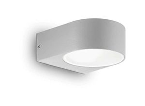 8021696092218 - Iko - 1 Licht Outdoor Up Down Wand Hellgrau IP55 E27 - Ideal Lux