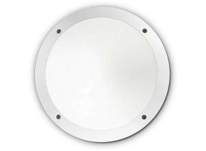 8021696096667 - Lucia - led 1 Lichtdiffusor Außenspülung Decken-   Wandleuchte Weiß IP66 E27 - Ideal Lux