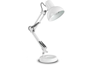 8021696108117 - Kelly - 1 Licht Schreibtischlampe Weiß E27 - Ideal Lux