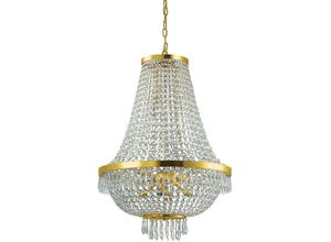 8021696114743 - Caesar - 12 Licht Pendelleuchte Gold G9 - Ideal Lux