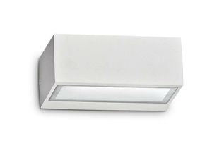 8021696115351 - 1 Licht Outdoor Twin Up Down Wandleuchte Weiß IP44 G9 - Ideal Lux