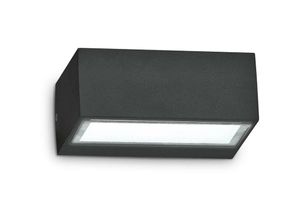 8021696115375 - 1 Licht Outdoor Twin Up Down Wandleuchte Schwarz IP44 G9 - Ideal Lux