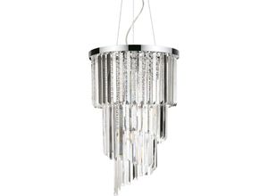 8021696117737 - Carlton - 8 Lichtdeckenanhänger Chrom E14 - Ideal Lux