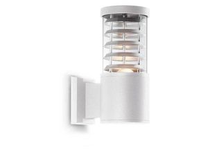 8021696118659 - Tronco - 1 Licht Außenwandleuchte Weiß IP44 E27 - Ideal Lux