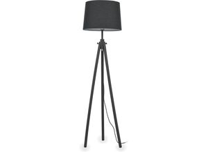 8021696121437 - York - 1 Licht Stehleuchte Schwarz E27 - Ideal Lux