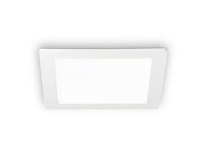 8021696124001 - Groove - led 1 Light Medium Square Warm Einbaustrahler Weiß - Ideal Lux