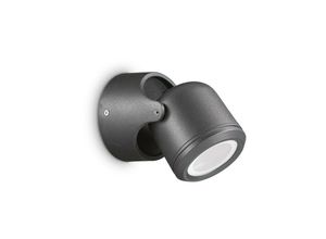 8021696129464 - Xeno - 1 Licht Außenwandleuchte Schwarz IP44 GU10 - Ideal Lux