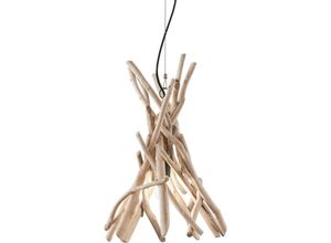 8021696129600 - Driftwood - 1 Lichtdeckenanhänger Braun E27 - Ideal Lux