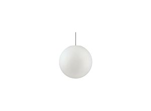 8021696136011 - Sole - 1 Licht Große Outdoor Globe Deckenpendelleuchte Weiß IP44 E27 - Ideal Lux