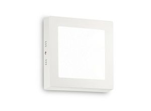 8021696138633 - Universal - led 1 Light Indoor Square Small Flush Light Weiß - Ideal Lux