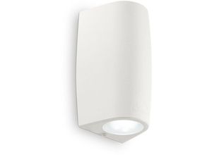 8021696147765 - Keope - led 1 Light Outdoor Kleine Wandleuchte Weiß IP55 GU10 - Ideal Lux