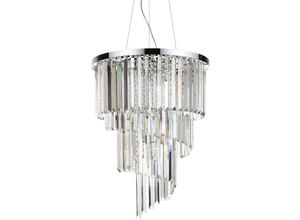 8021696166247 - Carlton - 12 Licht Pendelleuchte Chrom E14 - Ideal Lux