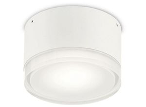 8021696168036 - Urano - 1 Light Flush Deckenleuchte Weiß - Ideal Lux