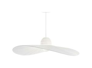 8021696174396 - Madame - 1 Light Dome Deckenpendelleuchte Weiß - Ideal Lux