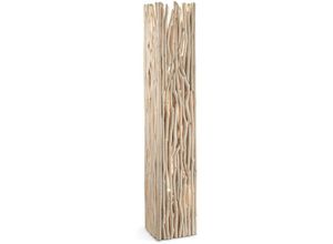 8021696180946 - Driftwood - 2 Licht Innen Stehlampe Holz E27 - Ideal Lux