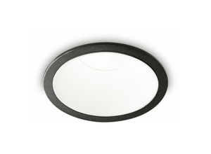 8021696192338 - Game Rundes Einbaudownlight Schwarz Weiß 3000K - Ideal Lux