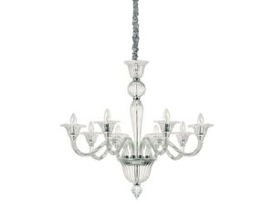 8021696199382 - Brigitta - 8 Licht Pendelleuchte Trasparent E14 - Ideal Lux