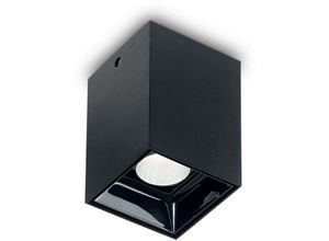 8021696206042 - Nitro - led 1 Light Square Surface Mounted Downlight Schwarz - Ideal Lux