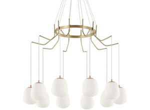 8021696206394 - Karousel - Licht Cluster Decke Anhänger Messing Sat - Ideal Lux