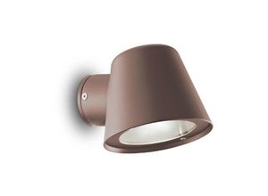 8021696213095 - Gas - Außenwand-Downlight-Lampe 1 Light Coffee IP43 GU10 - Ideal Lux