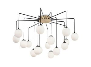 8021696236964 - Rhapsody - Indoor Cluster Deckenpendelleuchte 16 Lichter Schwarz G9 - Ideal Lux