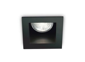 8021696243849 - Funky - Indoor Square Einbauleuchte 1 Light Black GU10 - Ideal Lux