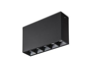 8021696244884 - Ideal Lux LIKA - Integrierte LED 5 Leuchten Deckenleuchte Schwarz 3000K