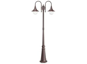 8021696246840 - Cima - Außenlampe 2 Lichter Kaffee IP43 E27 - Ideal Lux