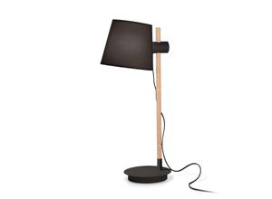 8021696272238 - Ideal Lux axel Tischlampe mit rundem konischem Schirm schwarz