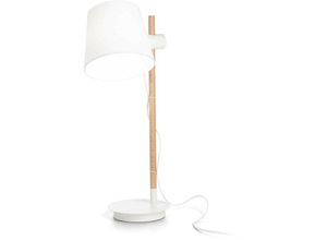 8021696282091 - Ideal Lux Lighting - Ideal Lux axel Tischlampe mit rundem konischem Schirm weiß