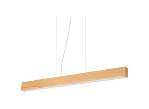 8021696284460 - Craft Integrierte LED-Pendel-Deckenleuchte Holz 3000 k nicht dimmbar - Ideal Lux