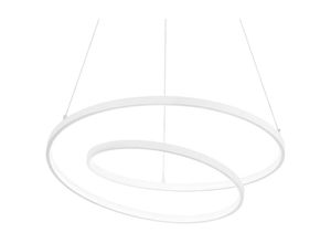 8021696304571 - Oz Dimmbare Swirl 80cm integrierte LED-Pendel-Deckenleuchte weiß 3000K - Ideal Lux