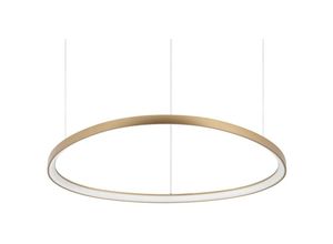 8021696307701 - Gemini 105 cm integrierte LED-Pendel-Deckenleuchte Messing 3000 k - Ideal Lux