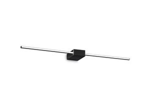 8021696311760 - Theo Integrierte LED-Wandleuchte mit 2 Lichtern Schwarz 900 lm 3000 k - Ideal Lux