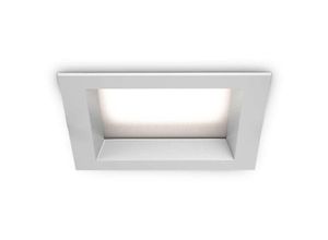 8021696312163 - Basic IP65 Integriertes quadratisches LED-Einbau-Downlight mattweiß 1850 lm 3000 k - Ideal Lux