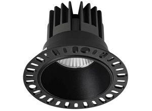 8021696319650 - Game Integriertes randloses rundes LED-Einbau-Downlight Schwarz 1100 lm 3000 k - Ideal Lux