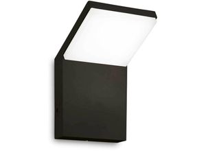 8021696322636 - Style Integrierte moderne LED-Wandleuchte für den Außenbereich Schwarz 1050 lm 3000 k IP54 - Ideal Lux