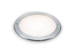 8021696325637 - Taurus Integrierte LED-Bodeneinbauleuchte für den Außenbereich breit rund Stahl 620 lm 3000 k IP67 - Ideal Lux