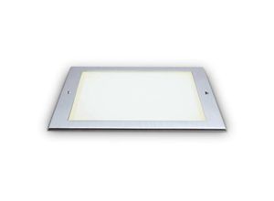 8021696325675 - Taurus Integrierte LED-Bodeneinbauleuchte für den Außenbereich breit quadratisch Stahl 1250 lm 3000 k IP67 - Ideal Lux